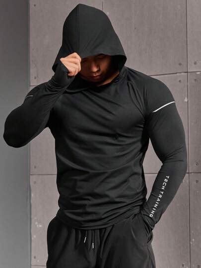 Sudadera ligera negro de Algodón + Poliéster - Imagen 2